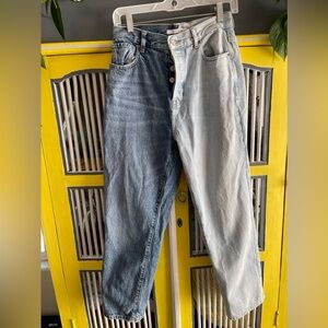 Pacsun Split Color Jeans, Size 27